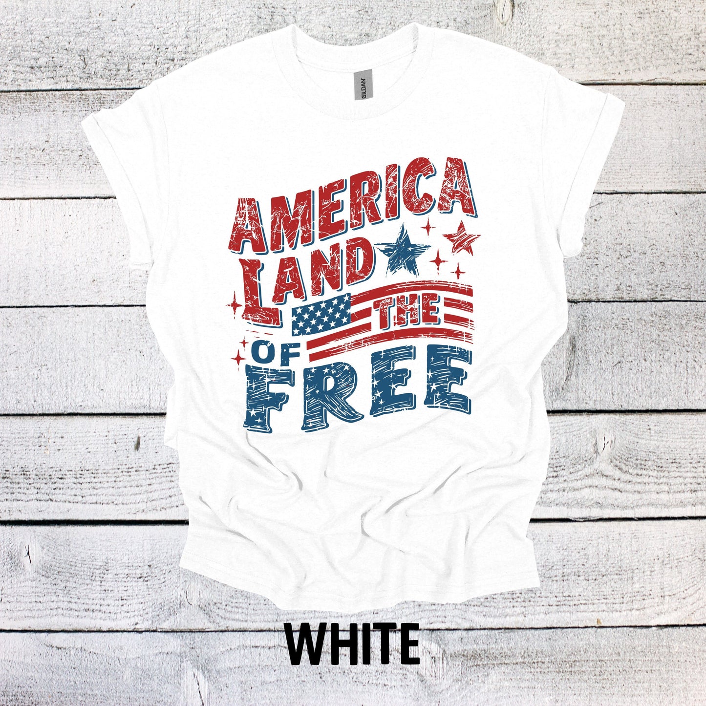 America Land of the Free Shirt - July 4th Celebration Shirt