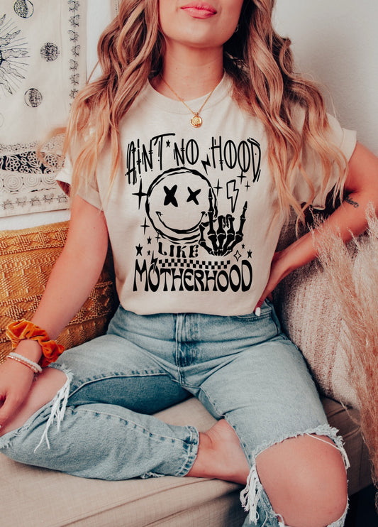 Ain't No Hood Like Motherhood Shirt, Funny Mama Shirt, Funny New Mother Shirt, New Mama Shirt, Gift for New Moms, Mom Gift