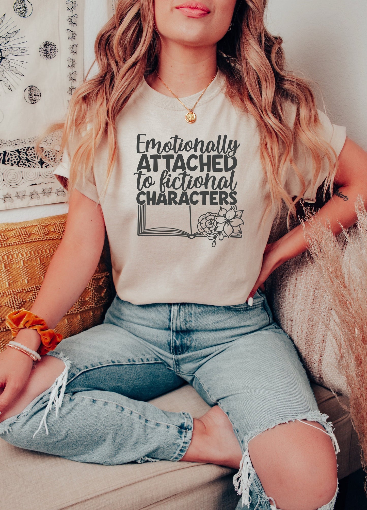 Emotionally Attached to Fictional Characters Book Shirt, Book Shirt, Book Lovers Shirt, Bookish Shirt, Book Merch
