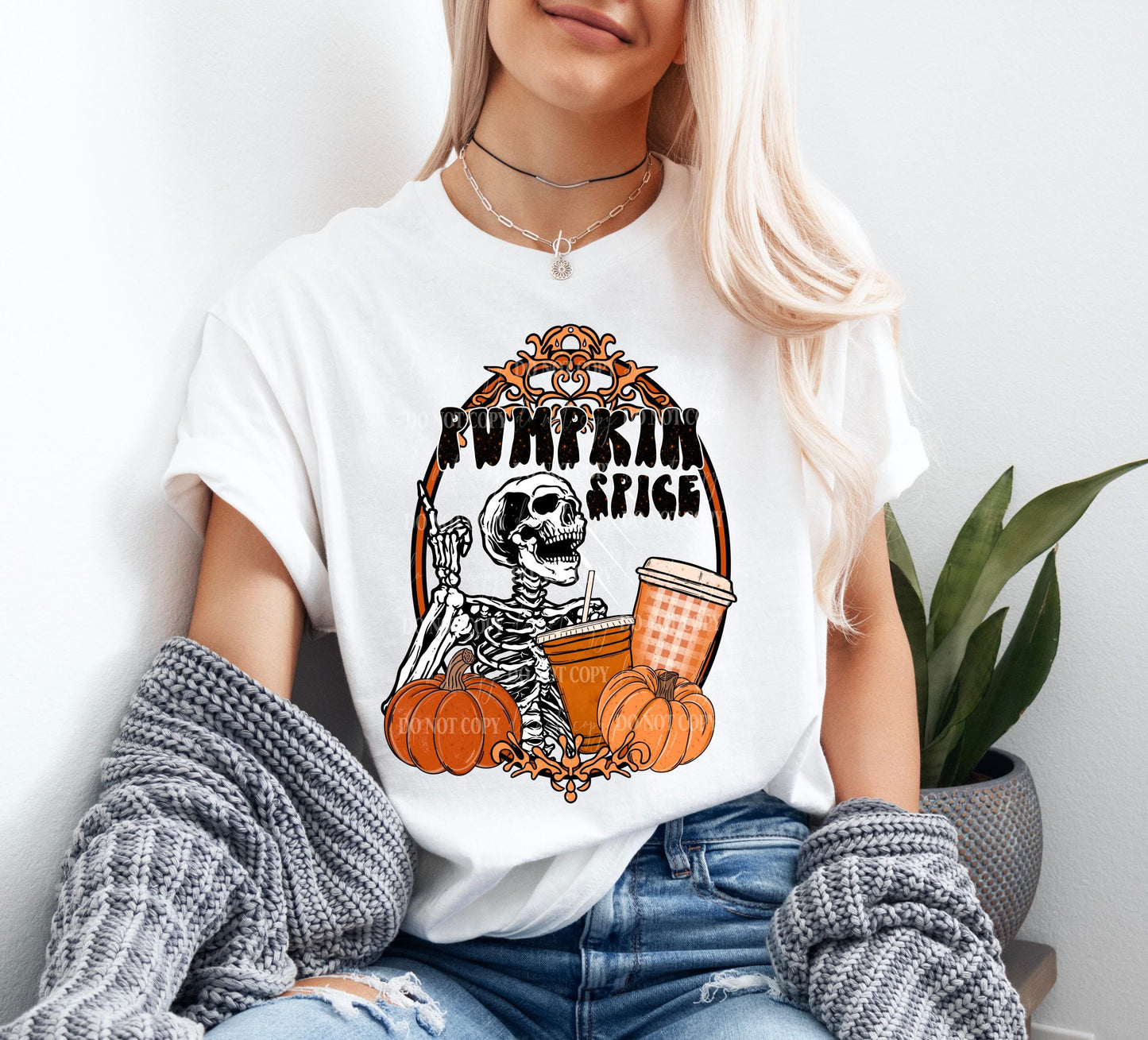 Pumpkin Spice Halloween Shirt, Cute Halloween T-Shirt, Halloween Shirts, Spooky Season Shirt