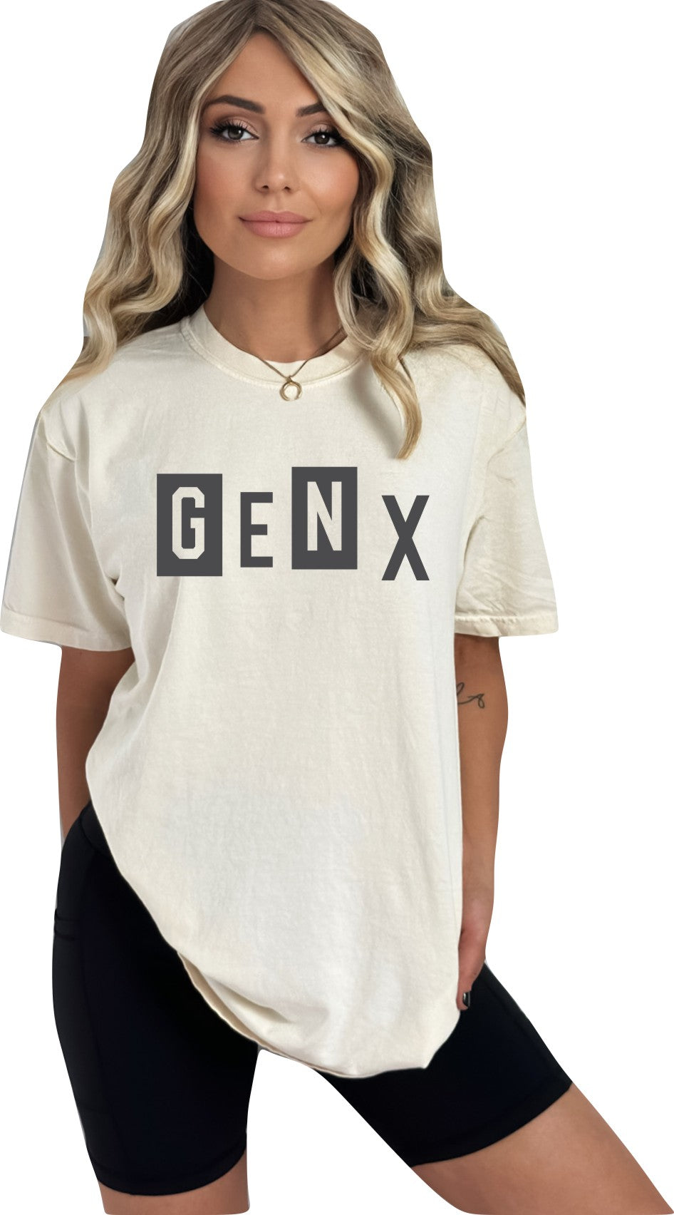 Generation X Block Colors Women's T-Shirt Raised on Hose Water and Neglect