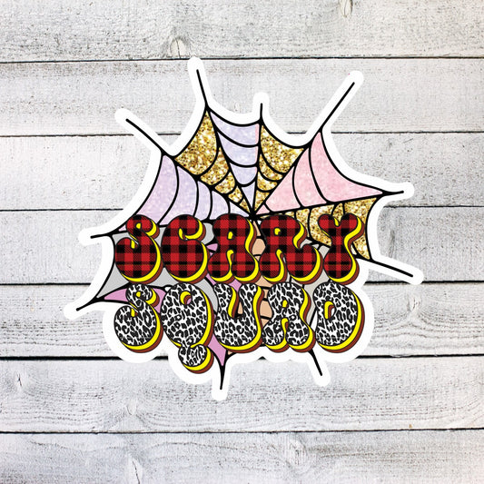 Scary Squad Spiderweb Sticker
