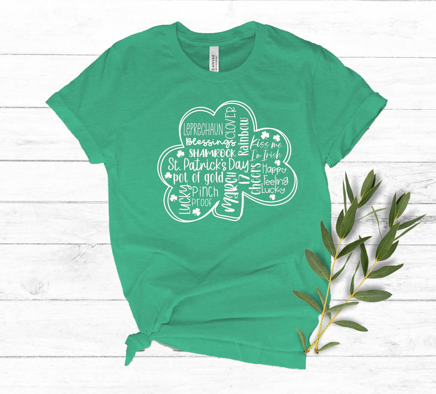 Shamrock Quotes St. Patrick's Day T-shirt