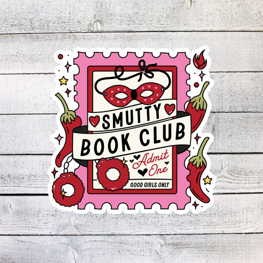 Smutty Book Club Sticker