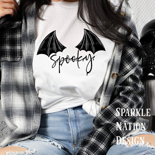 Spooky Bat Halloween Shirt