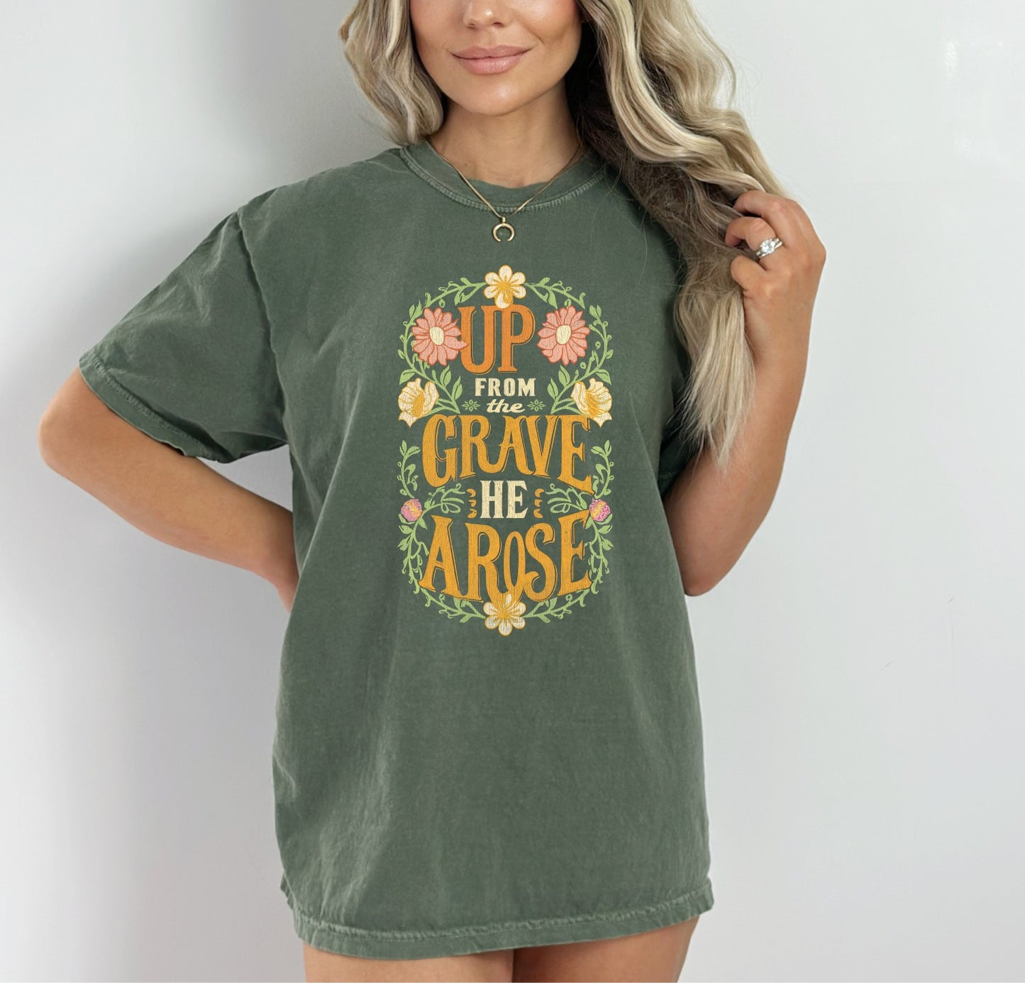 Up From the Grave He Arose Christian Easter Shirt